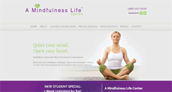 Desktop Screenshot of amindfulnesslifecenter.com